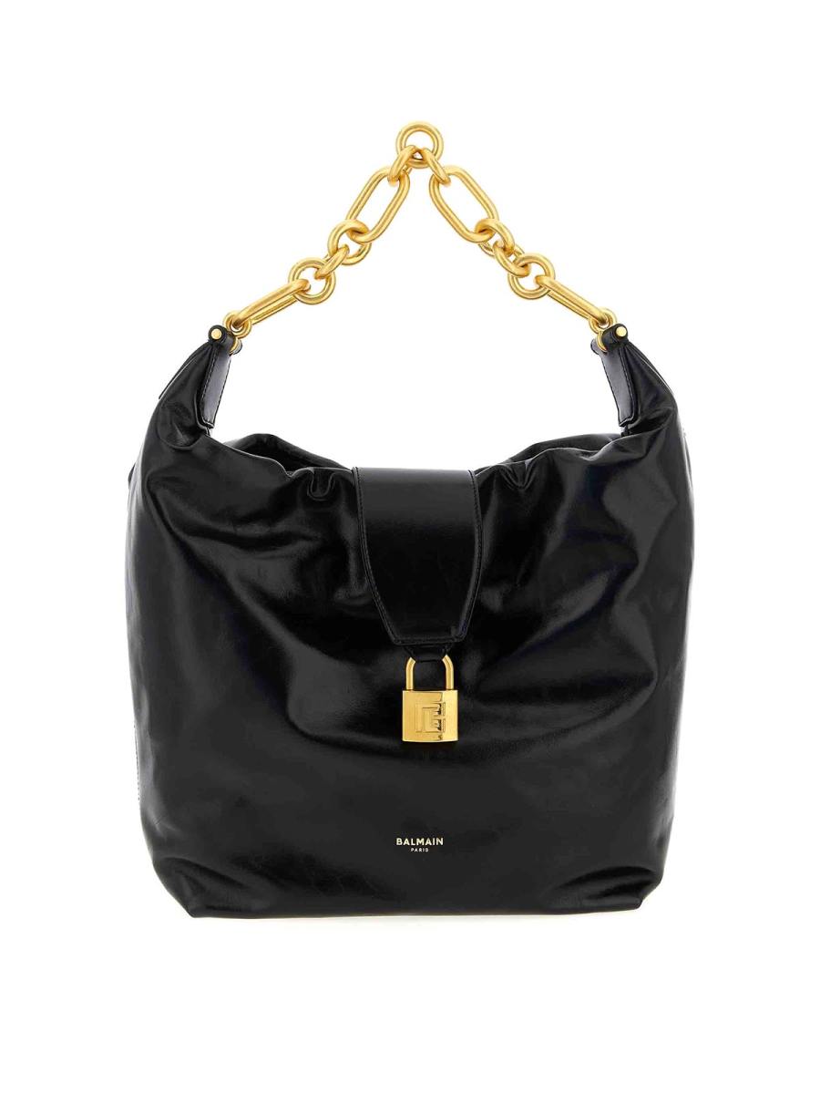 Balmain Sac Porté Épaule - Noir