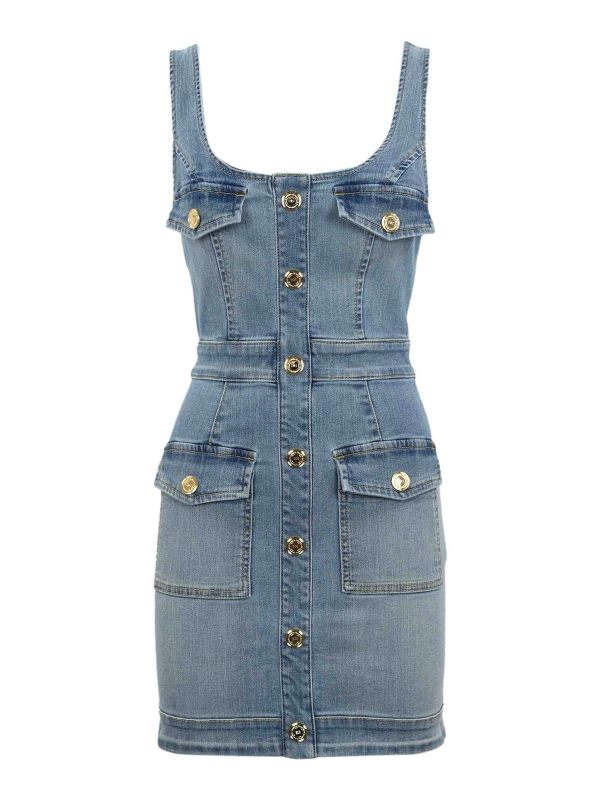Elisabetta Franchi Robe Courte - Bleu
