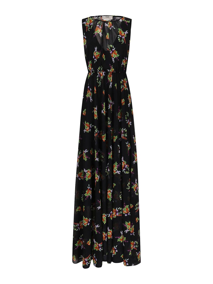 Fuzzi Maxi Robe - Noir