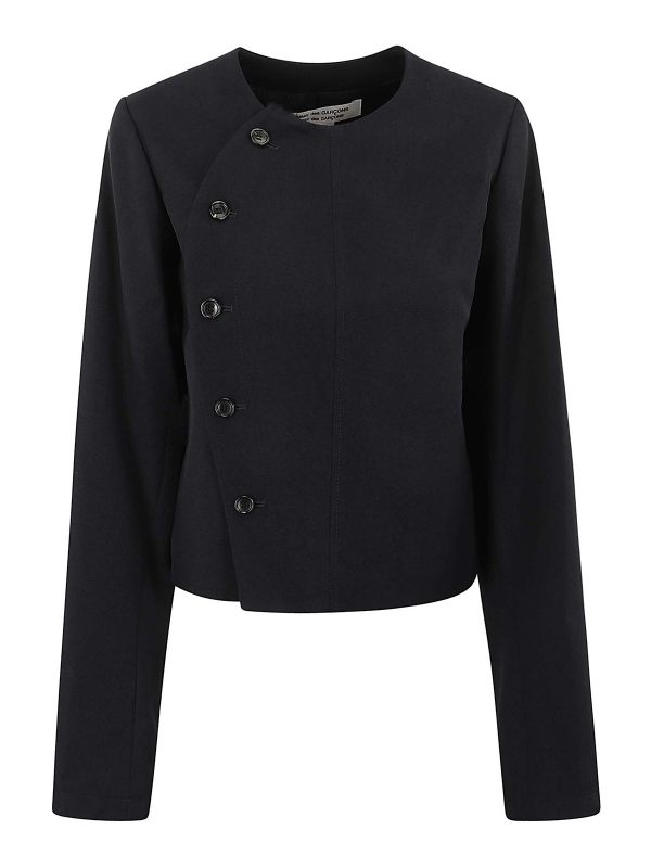 Comme Des Garcons Veste Casual - Bleu Foncé