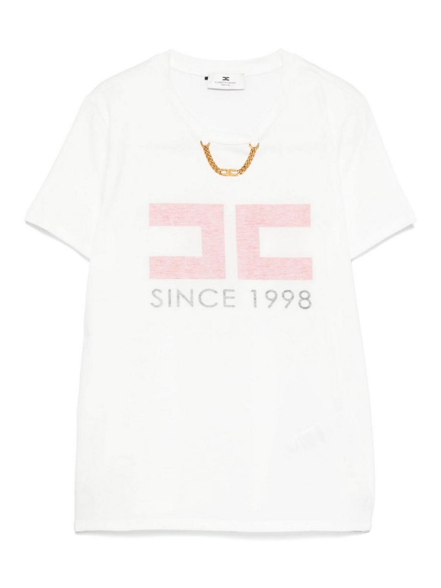 Elisabetta Franchi T-Shirt - Blanc