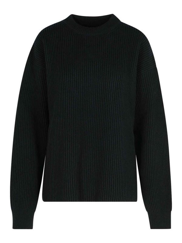 Jil Sander Pull Col Rond - Noir