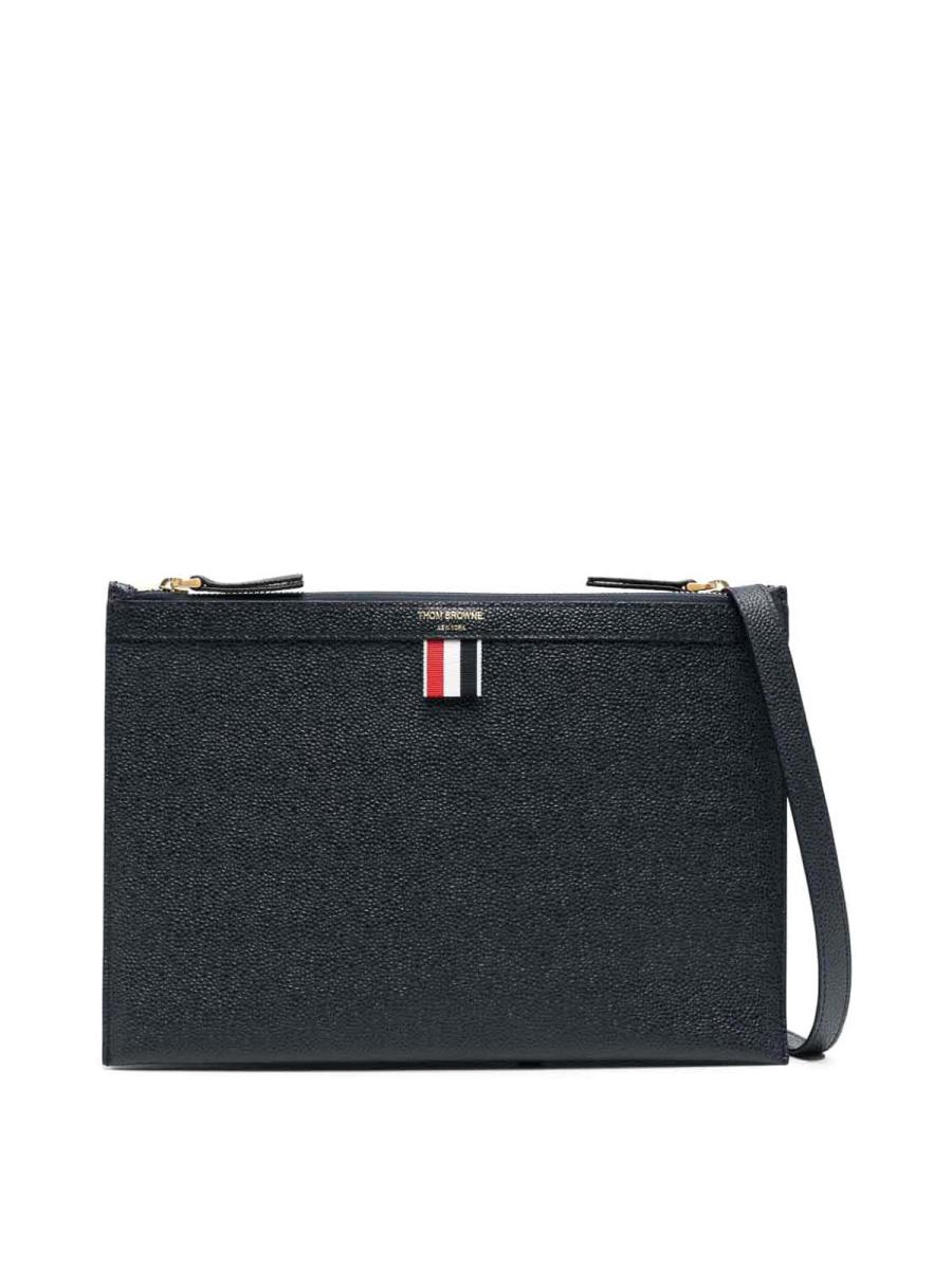 Thom Browne Sac Bandoulière - Bleu Foncé