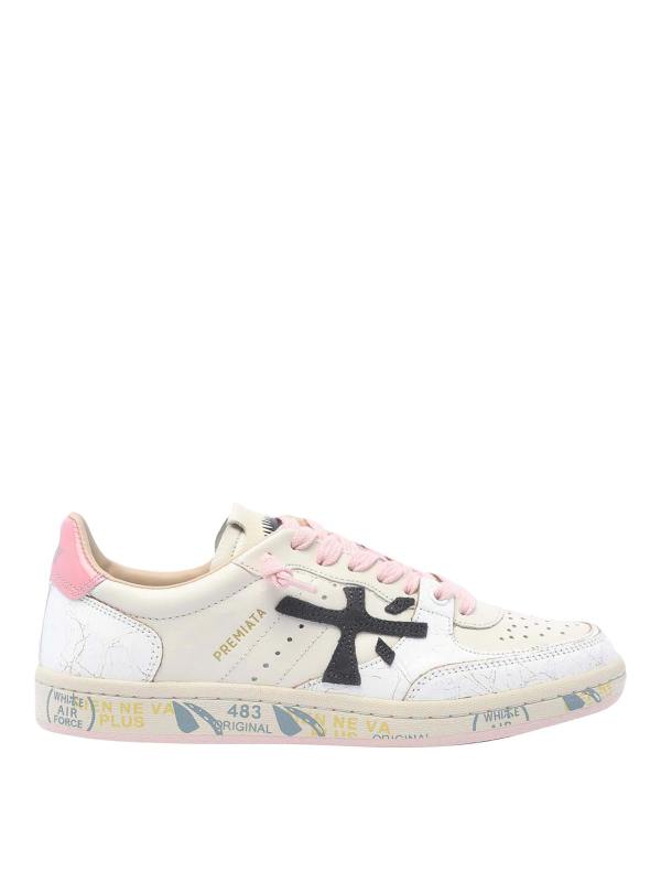Premiata Baskets - Blanc