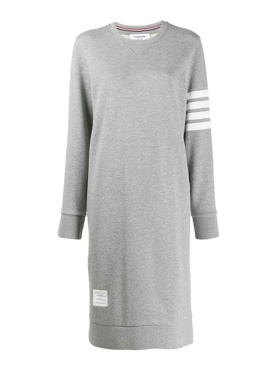 Thom Browne Robe Au Genou - Gris