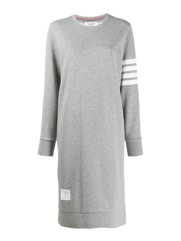 Thom Browne Robe Au Genou - Gris
