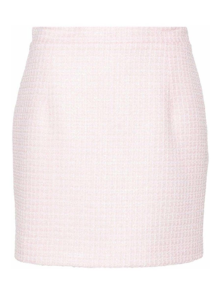 Alessandra Rich Mini Jupe - Rose Clair