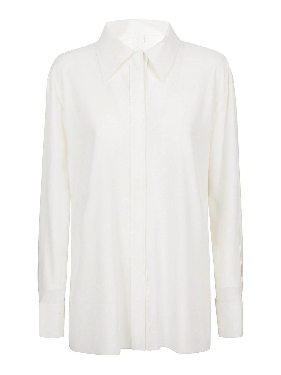 Norma Kamali Chemise - Blanc