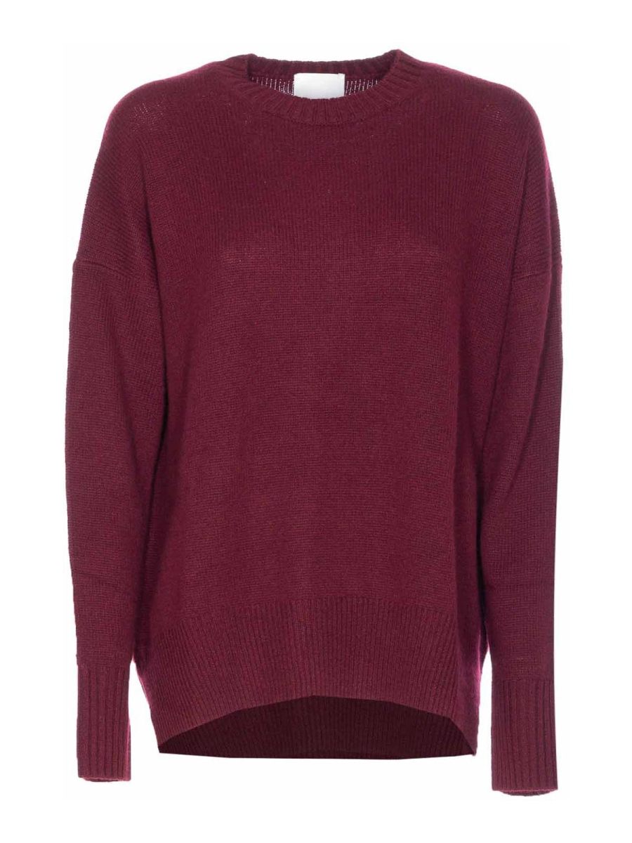 Allude Pull Col Rond - Rouge