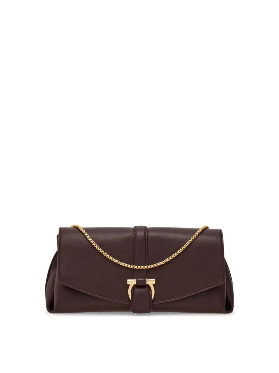 Salvatore Ferragamo Sac Porté Épaule - Noir