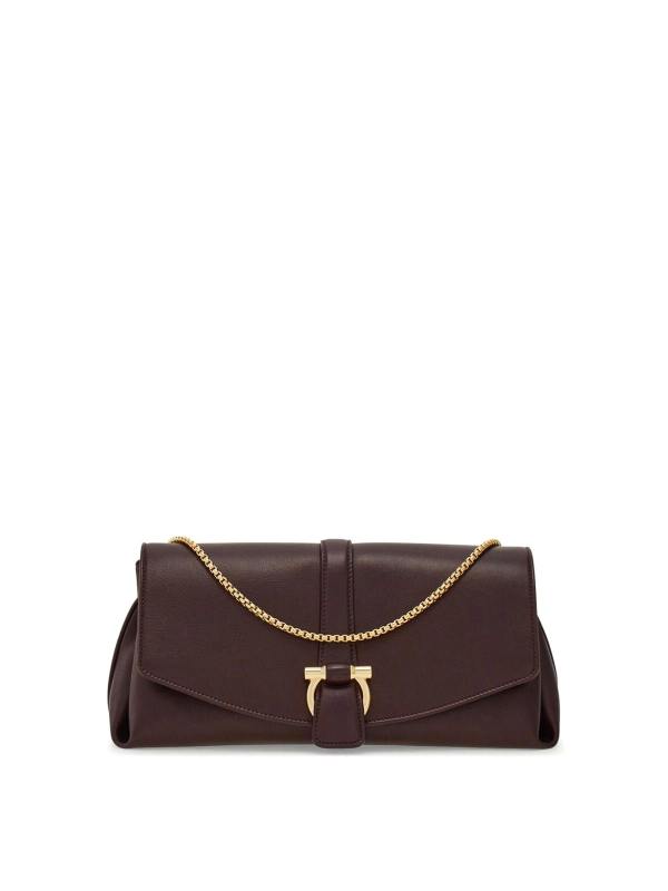 Salvatore Ferragamo Sac Porté Épaule - Noir