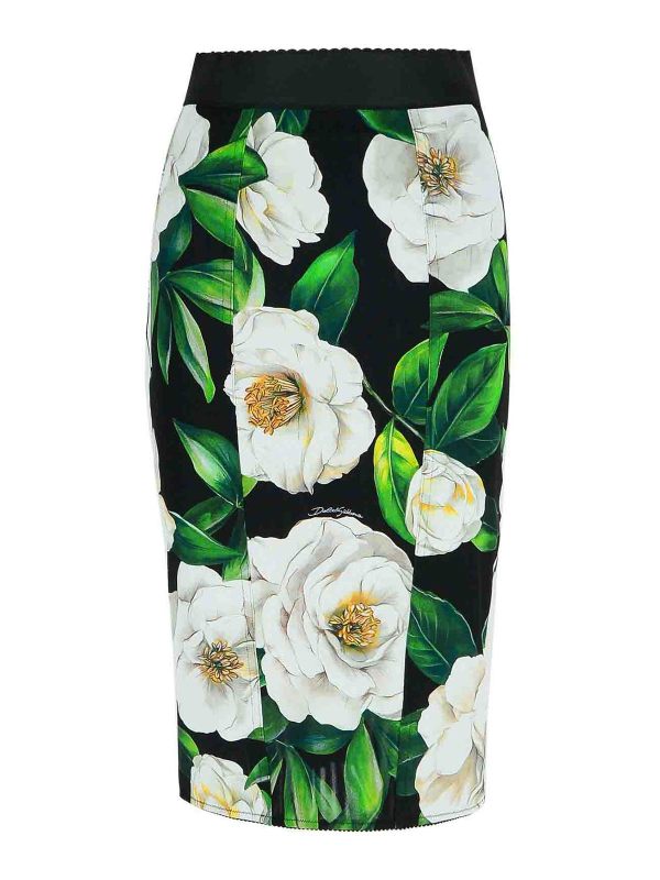 Dolce & Gabbana Jupe Midi - Noir