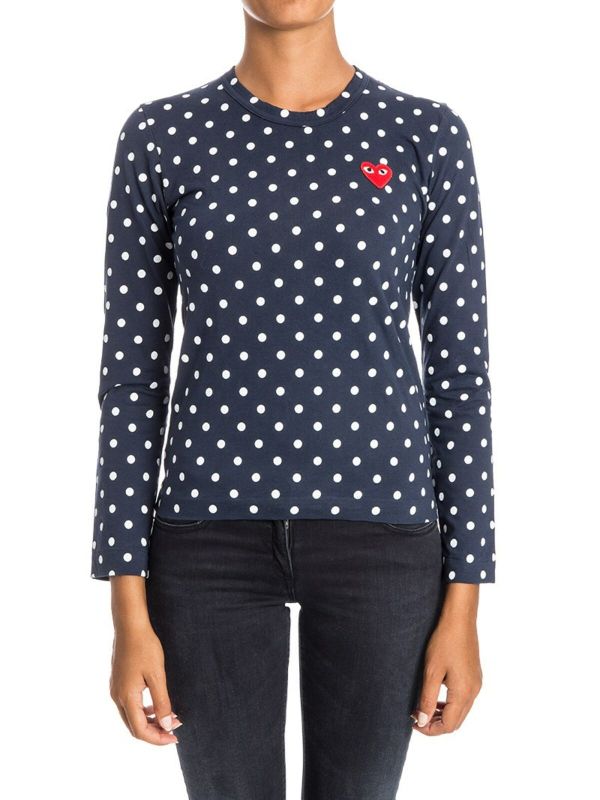 Comme des Garçons Play T-Shirt - Bleu