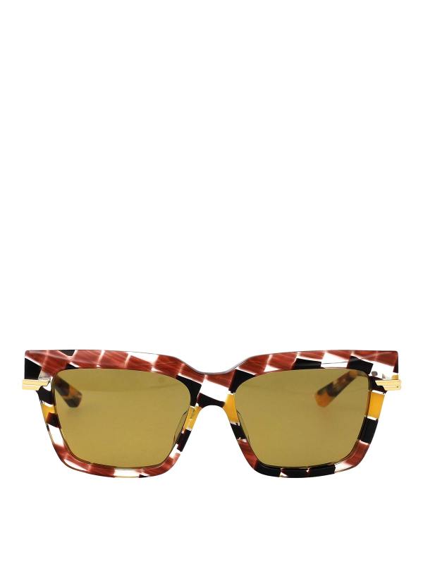 Bottega Veneta Lunettes De Soleil - Multicolore