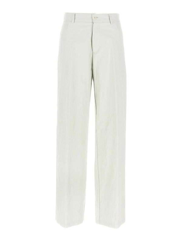 Nude Pantalons Décontractés - Blanc