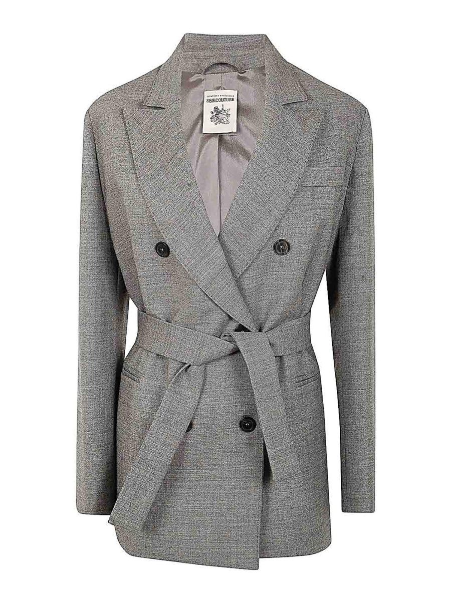 Semicouture Veste Casual - Gris