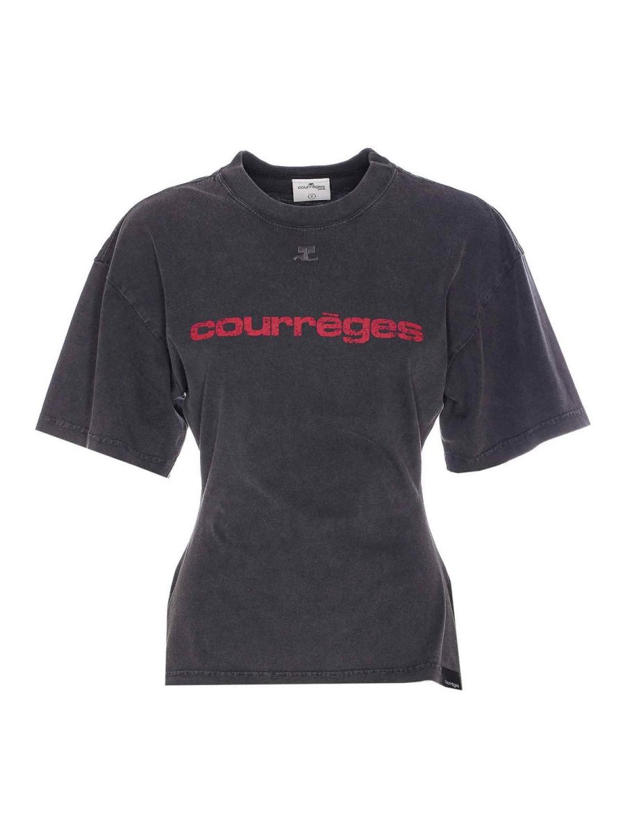 Courreges T-Shirt - Gris