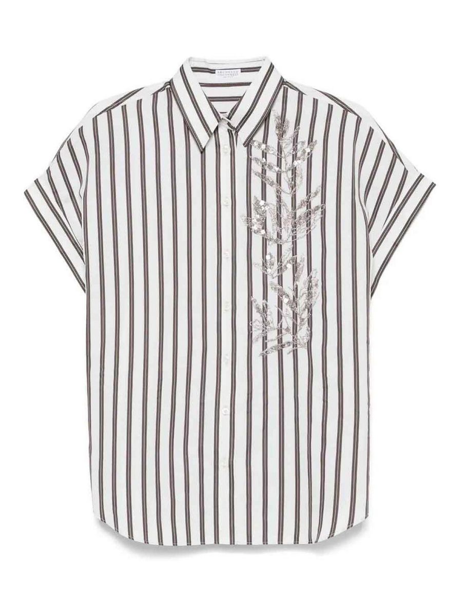 Brunello Cucinelli Chemise - Blanc