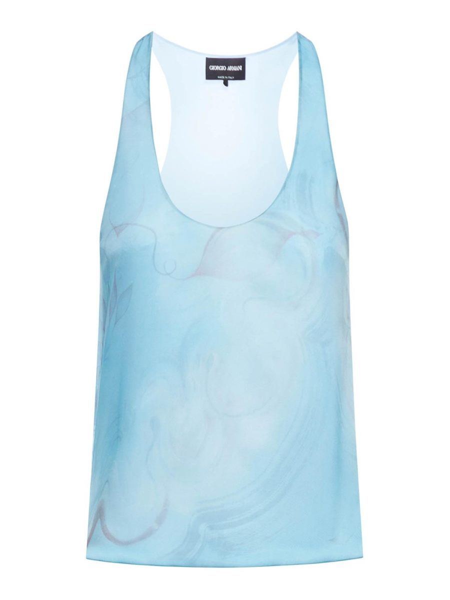 Giorgio Armani Top - Bleu