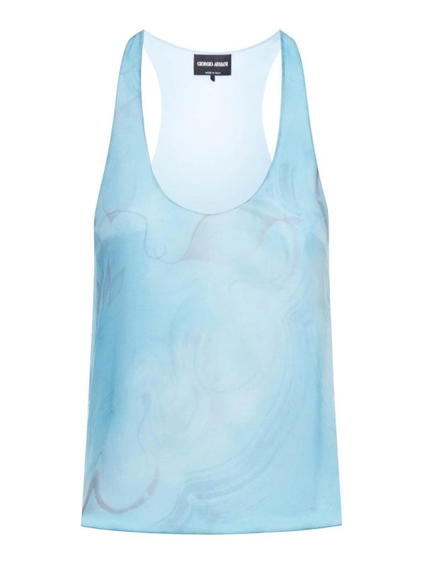 Giorgio Armani Top - Bleu