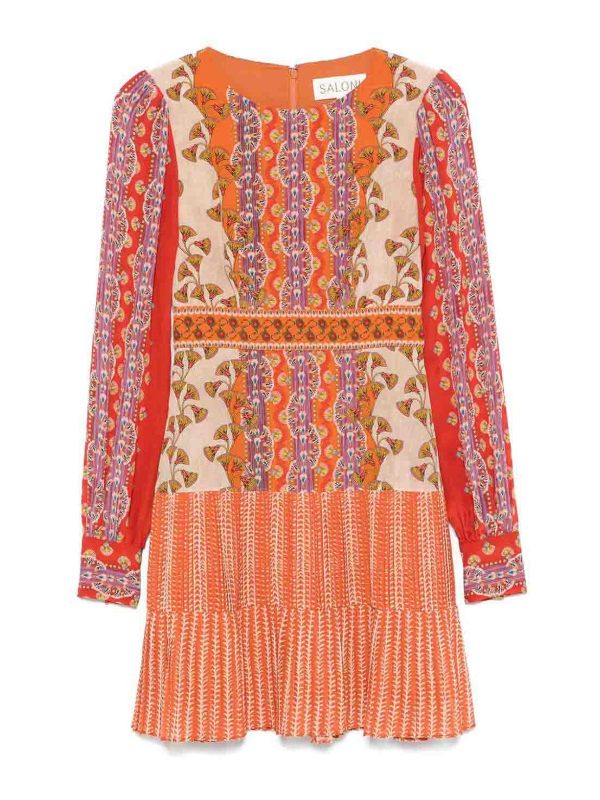 Saloni Robe Courte - Multicolore
