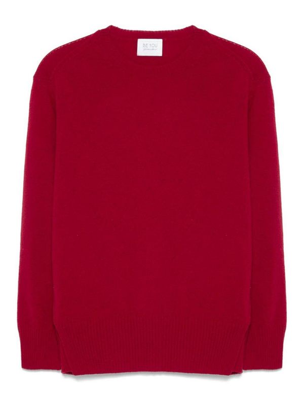 Be You Pull Col Rond - Rouge