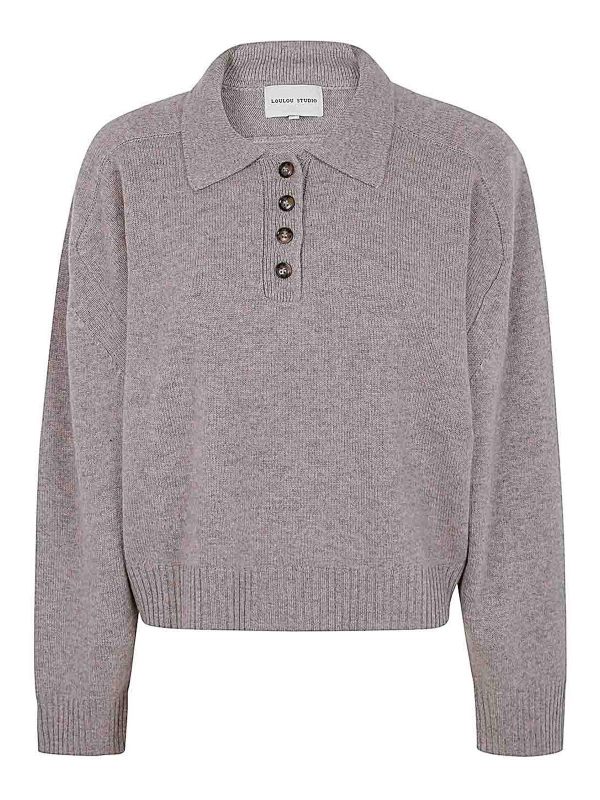 Loulou Studio Pull Col Rond - Marron