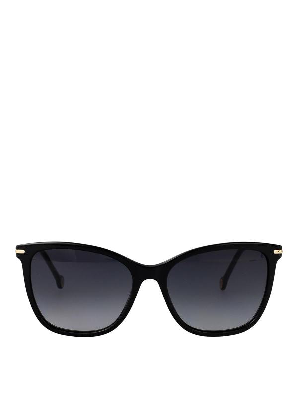 Carolina Herrera Lunettes De Soleil - Noir
