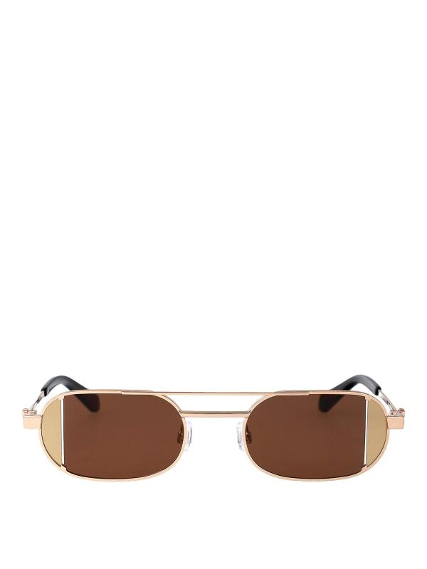 Off-White Lunettes De Soleil - Marron
