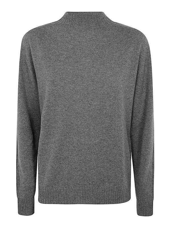 Twinset Pull Col Rond - Gris