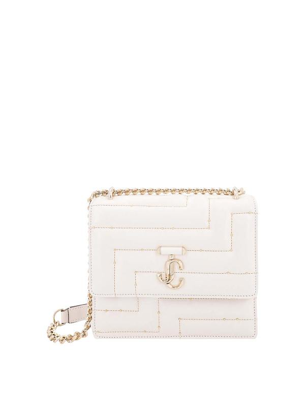 Jimmy Choo Sac Bandoulière - Blanc