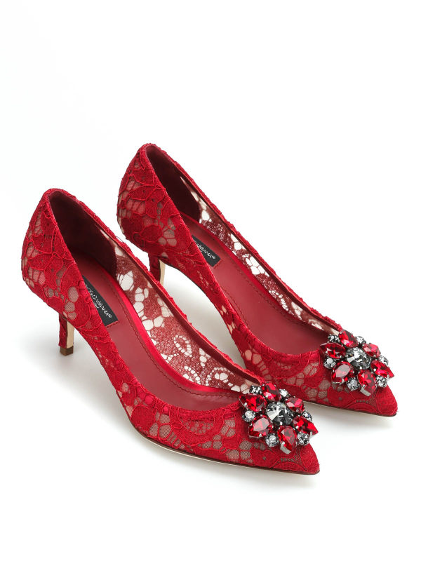 Dolce & Gabbana Chaussures À Talon Rouge
