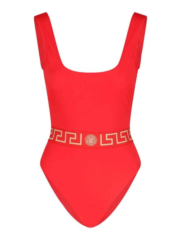 Versace Maillot De Bain - Rouge
