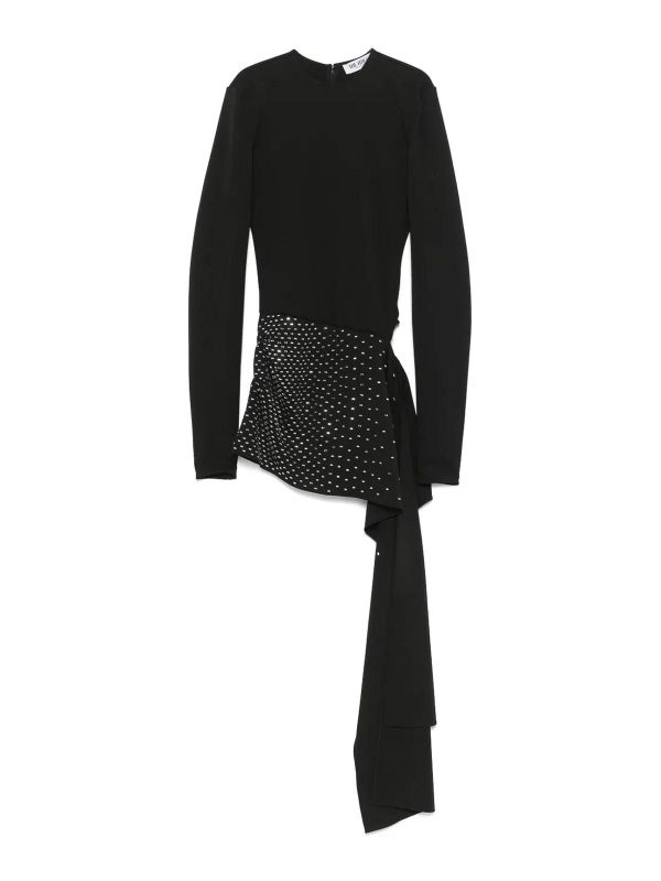 The Attico Robe Courte - Noir