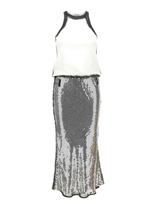 The Attico Robe Au Genou - Multicolore