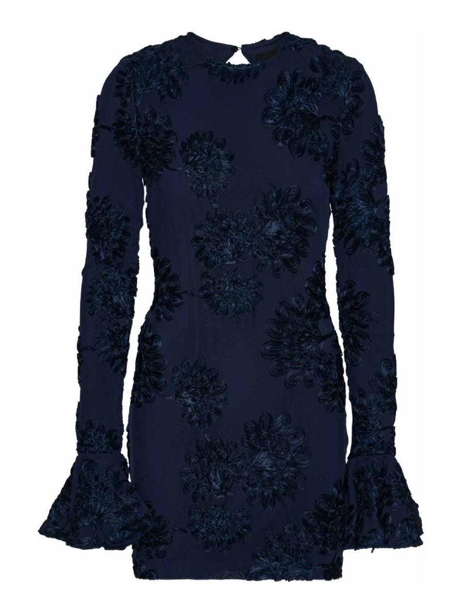 Rotate Birger Christensen Robe Courte - Bleu