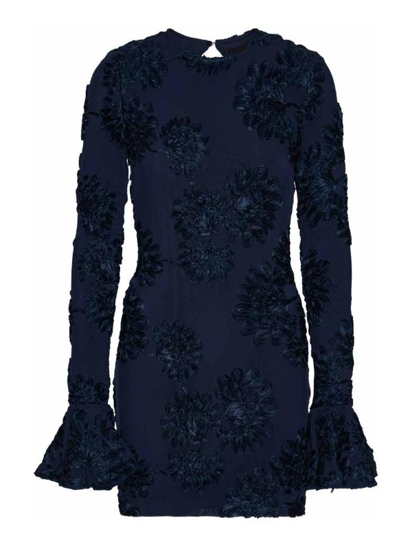 Rotate Birger Christensen Robe Courte - Bleu
