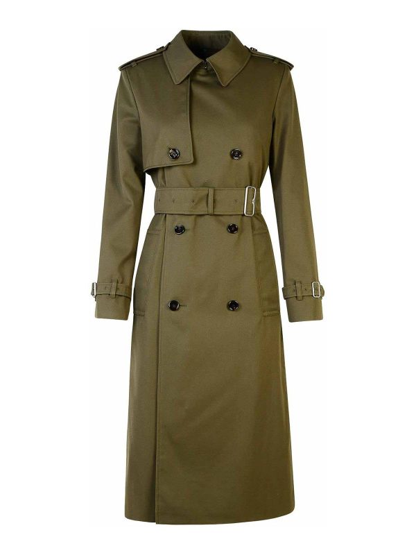 Burberry Trench-Coat - Vert