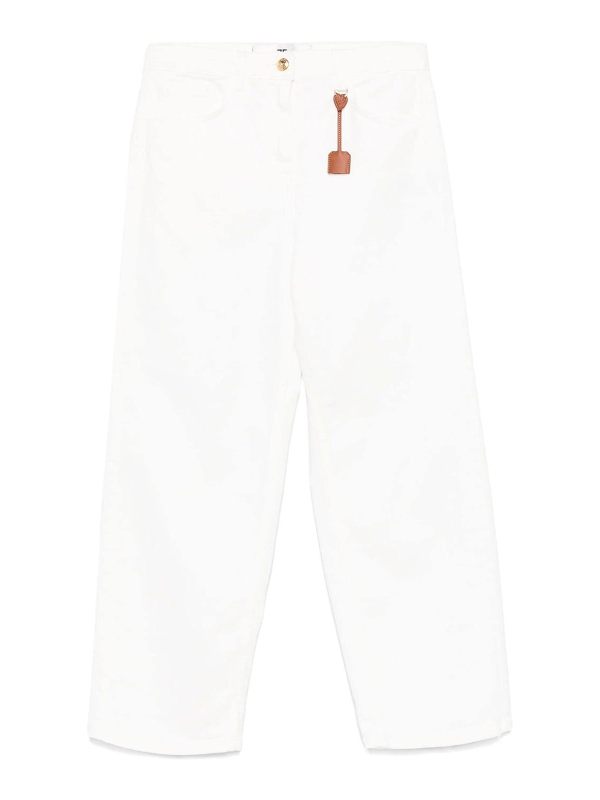 Elisabetta Franchi Jean Bootcut - Crème