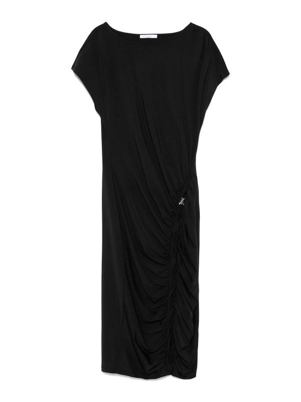 Patrizia Pepe Robe Au Genou - Noir
