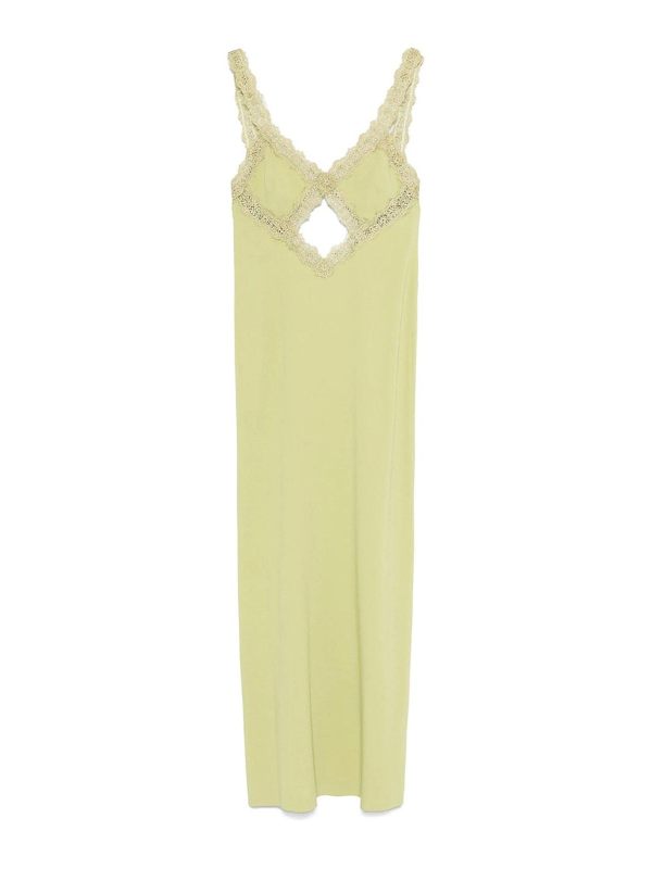 Blumarine Robe Au Genou - Vert