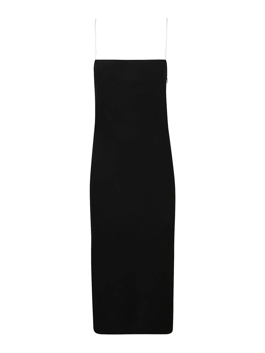 N°21 Robe Au Genou - Noir