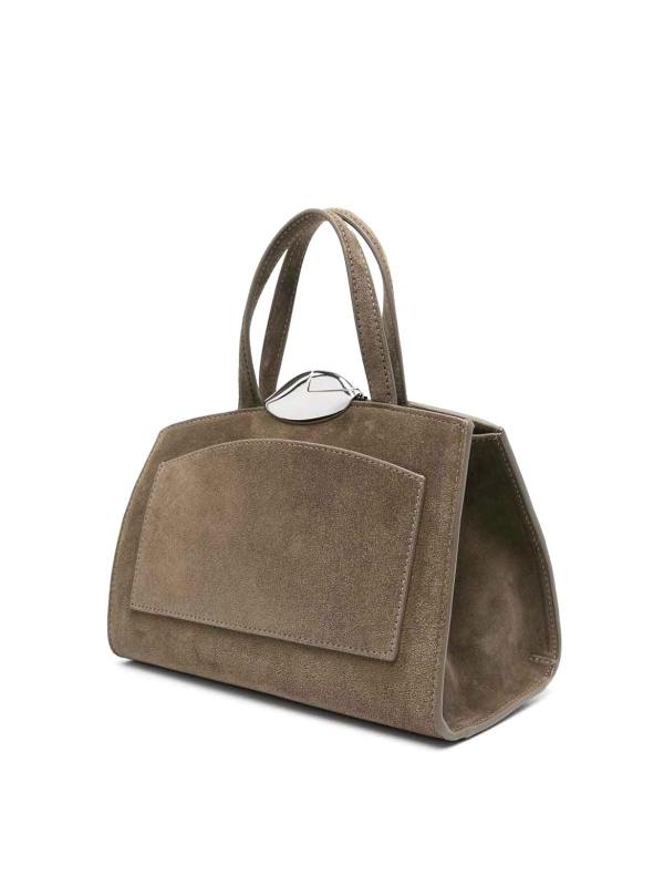 Benedetta Bruzziches Sac Porté Épaule - Marron Clair