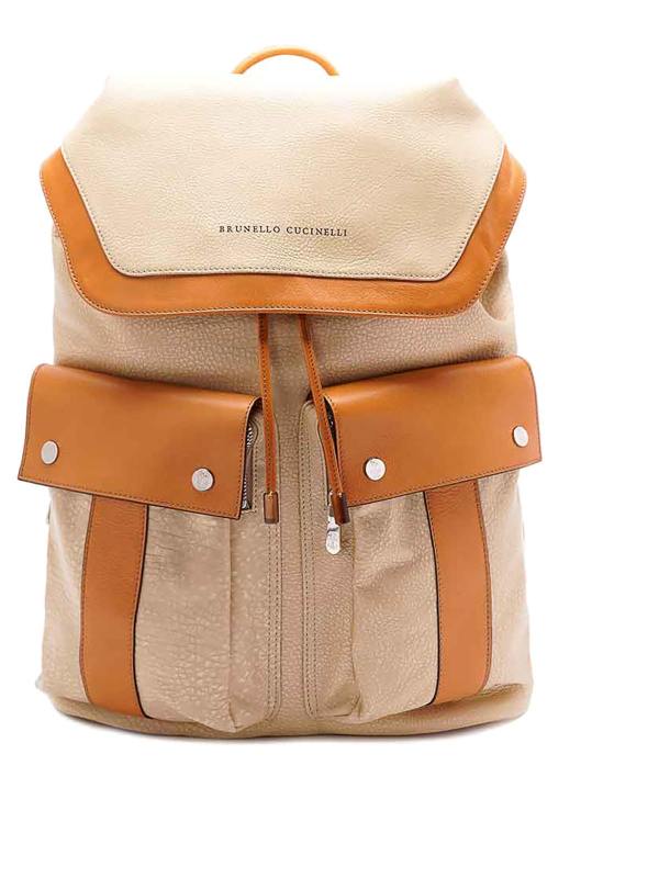 Brunello Cucinelli Sac À Dos - Blanc