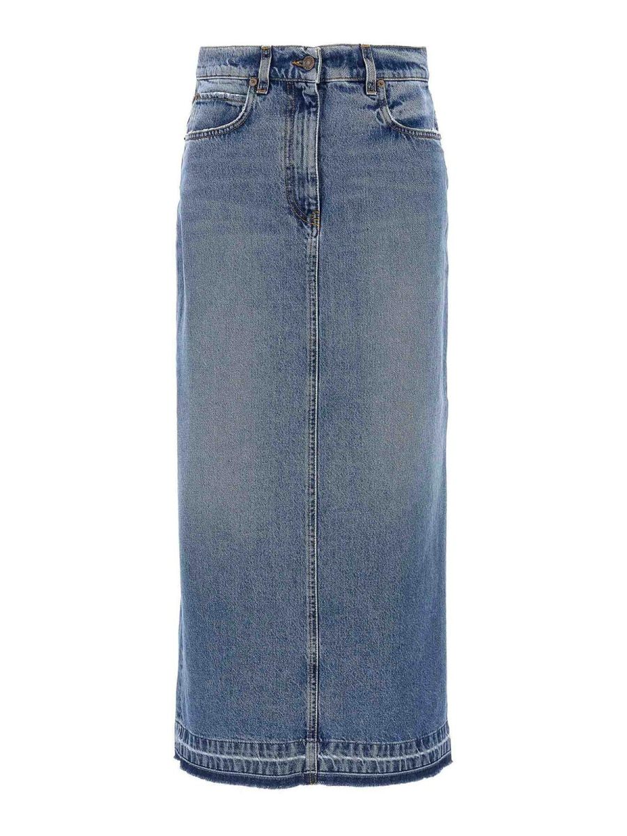Fortela Jupe Midi - Bleu Clair