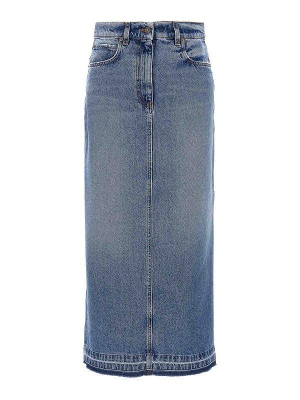 Fortela Jupe Midi - Bleu Clair