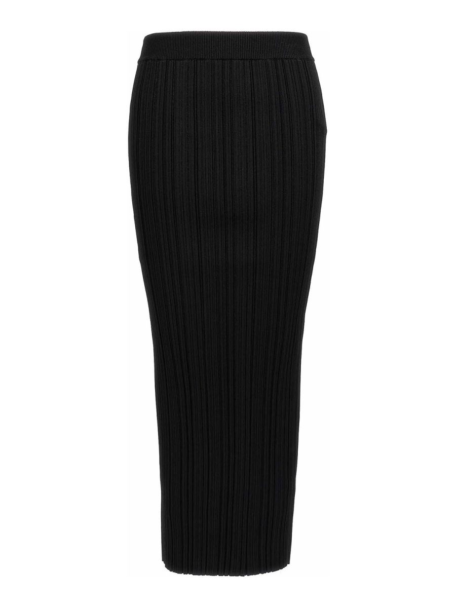 Balmain Jupe Midi - Noir
