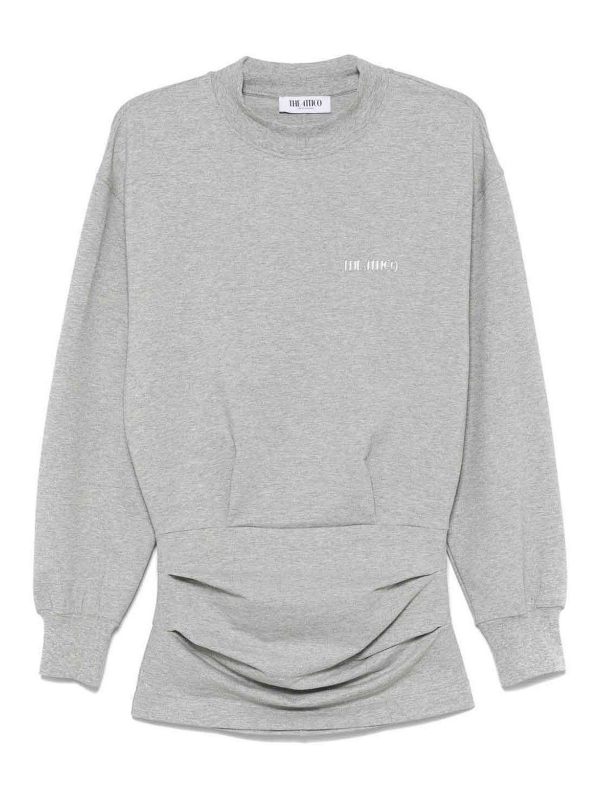The Attico Jupe Midi - Gris