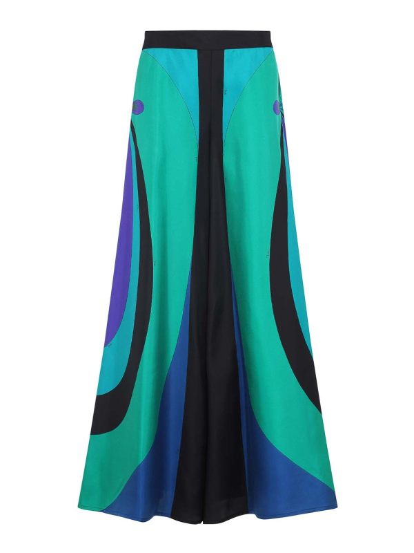 Emilio Pucci Pantalons Décontractés - Vert Foncé