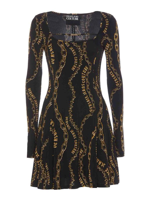 Versace Jeans Couture Robe Courte - Noir